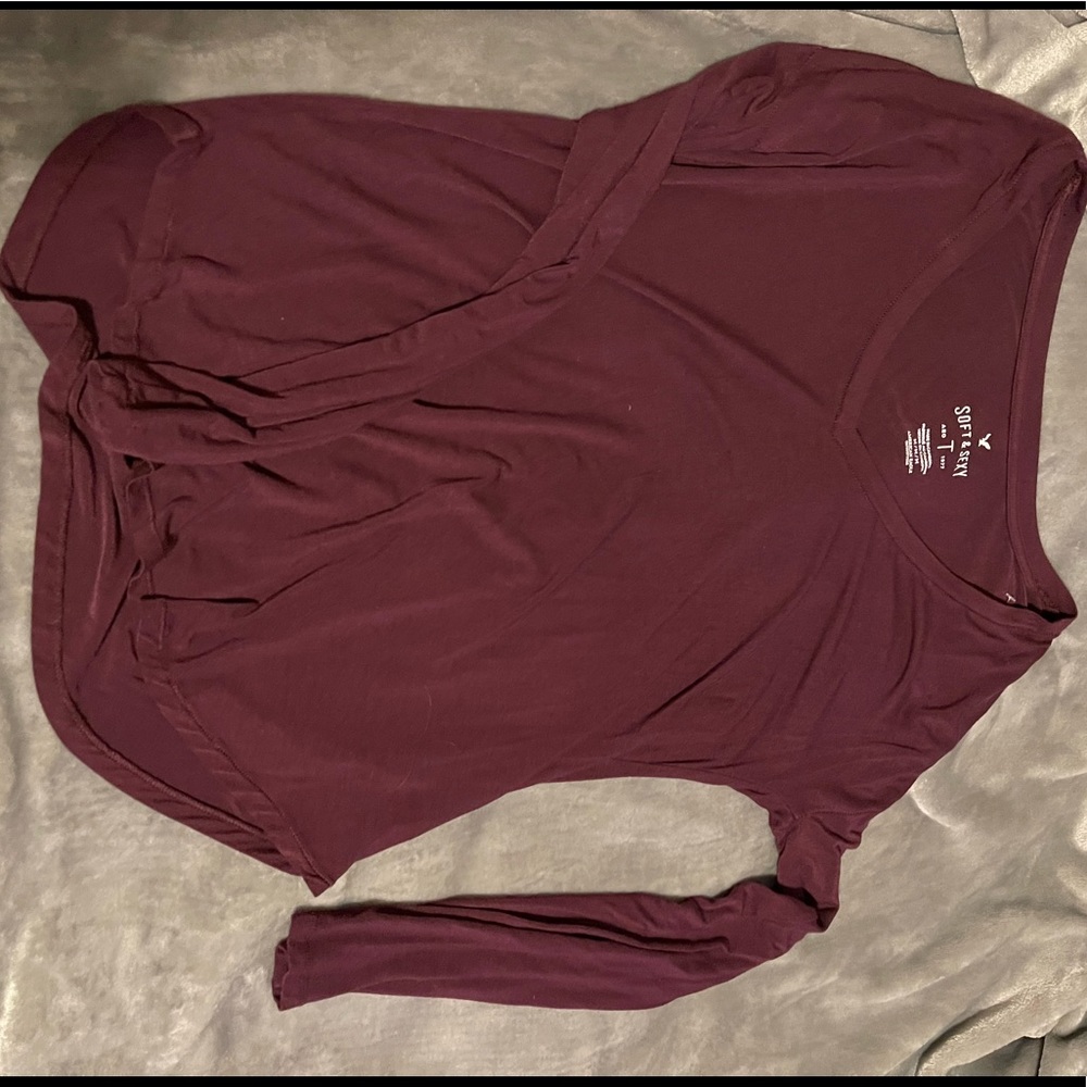 ‼️NWT‼️ maroon long sleeve shirt